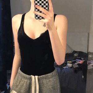 velvet tank top
